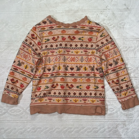 Little Sleepies Harvest Fair Isle top - Picture 6 of 6